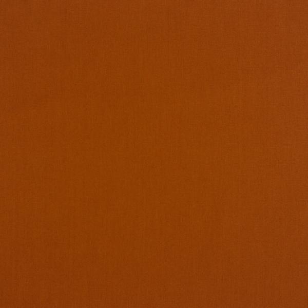 Baumwolle Popeline Uni Cognac